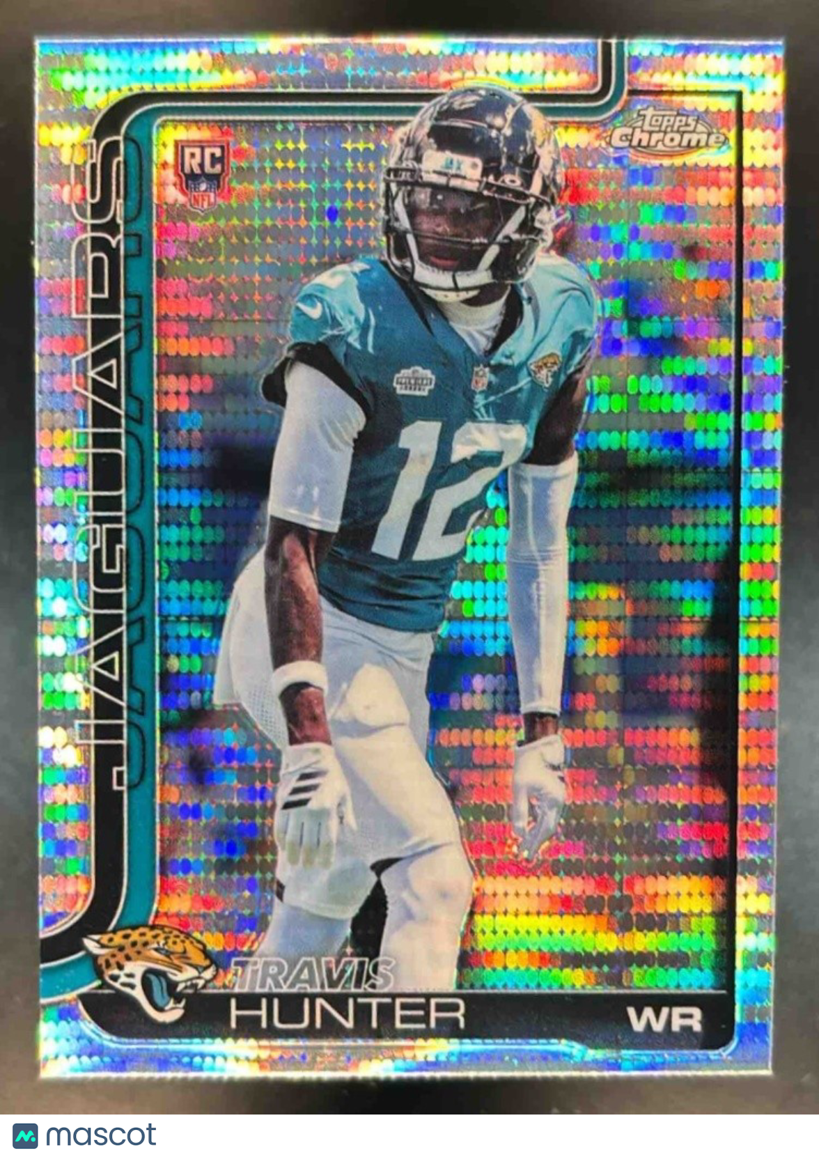2025 Topps Chrome Travis Hunter Pulsar Refractor #332 RC Jacksonville Jaguars - Sports Cards