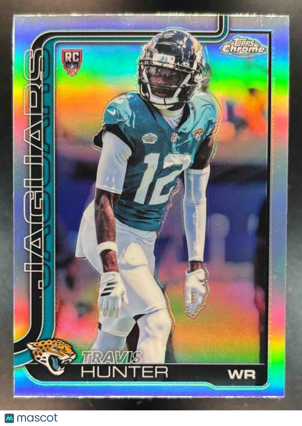 2025 Topps Chrome Travis Hunter Rookie Refractor #332 RC Jacksonville Jaguars - Sports Cards