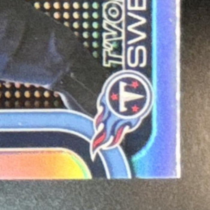 2025 Topps Chrome T’Vondre Sweat Lightboard Logo Variation #292 Tennessee Titans - Sports Cards