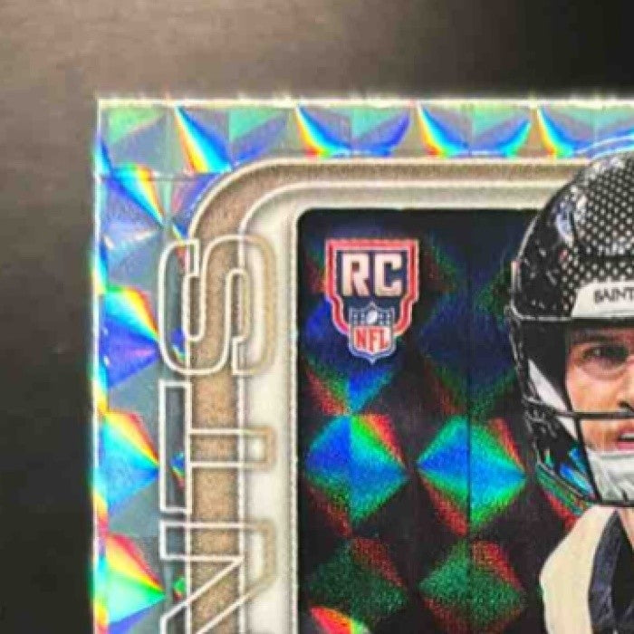2025 Topps Chrome Tyler Shough Geometric Refractor #398 RC New Orleans Saints - Sports Cards