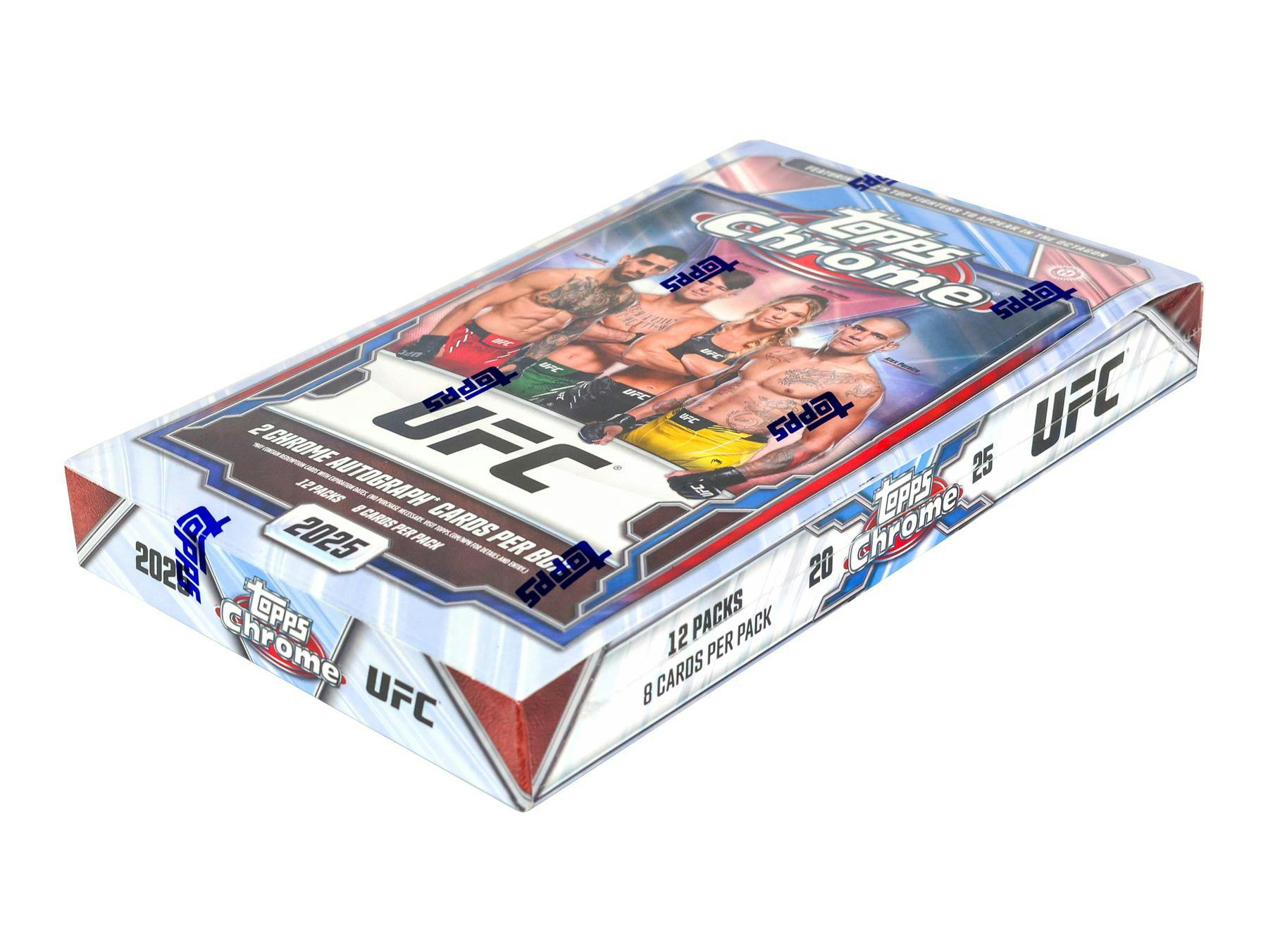 2025 Topps Chrome UFC Hobby Box (2 Autos) - Trading Cards
