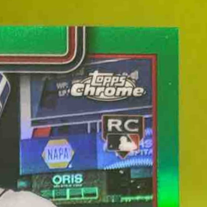 2025 Topps Chrome Update Drake Baldwin Image Variation Green /99 RC SSP Braves - Sports Cards