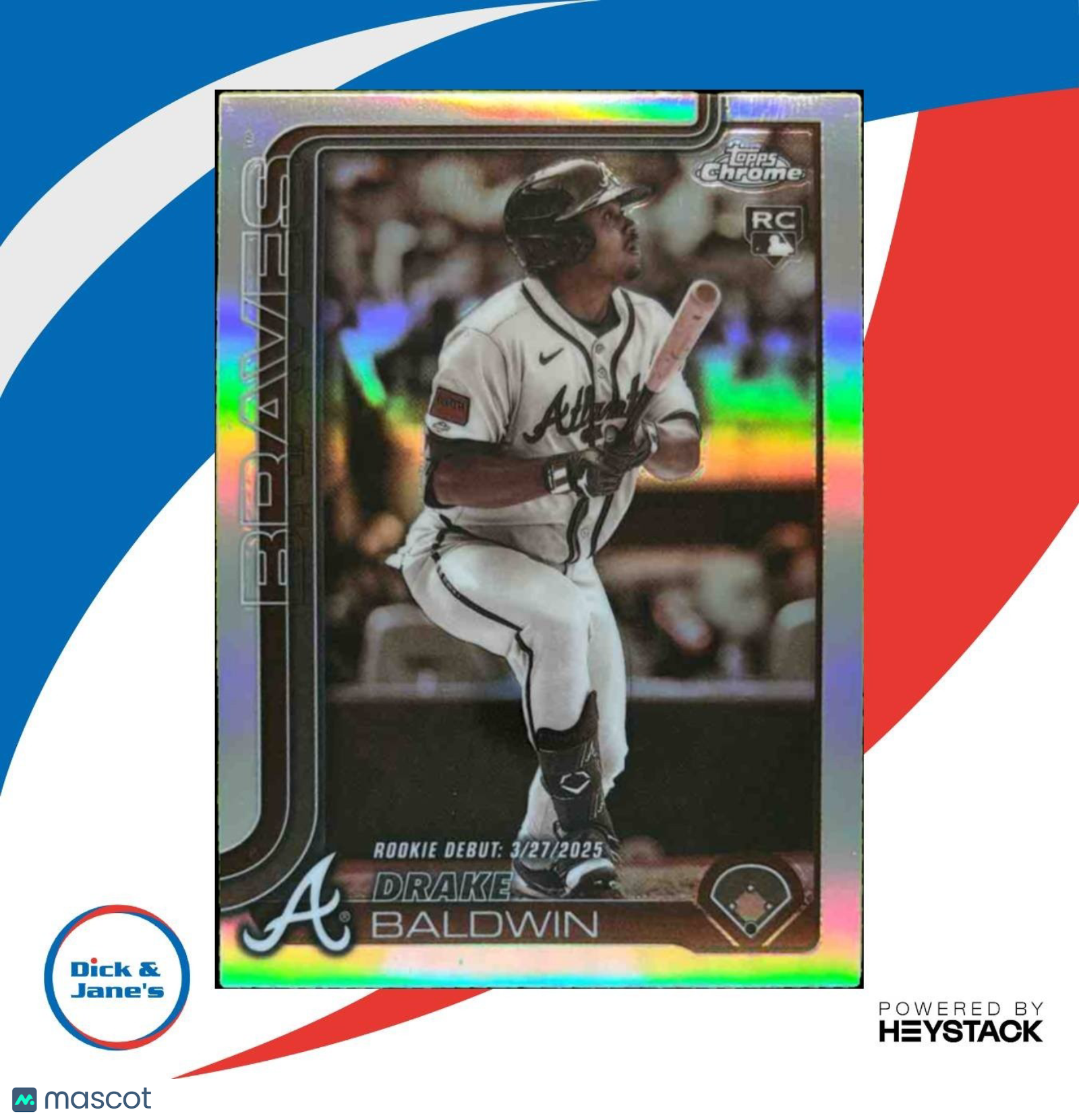 2025 Topps Chrome Update Drake Baldwin Refractor