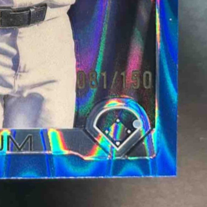 2025 Topps Chrome Update Jake Mangum Blue RayWave /150 #USC176 RC Tampa Bay Rays - Sports Cards