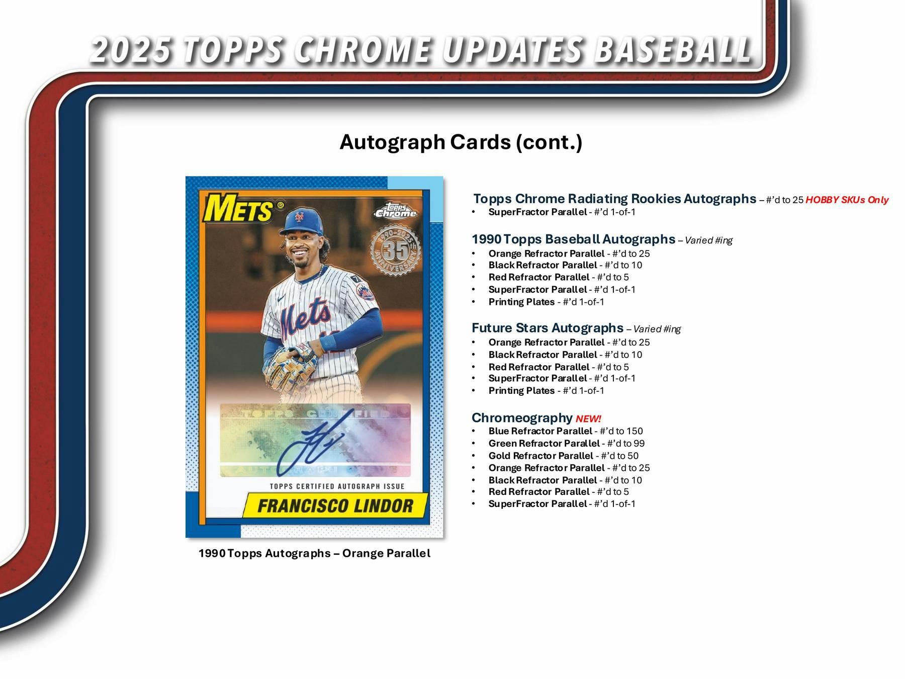 2025 Topps Chrome Update Series Baseball Hobby Box (1 Auto) Dec 10th (Alter Ego Super Heroes) - MLB Hobby Box