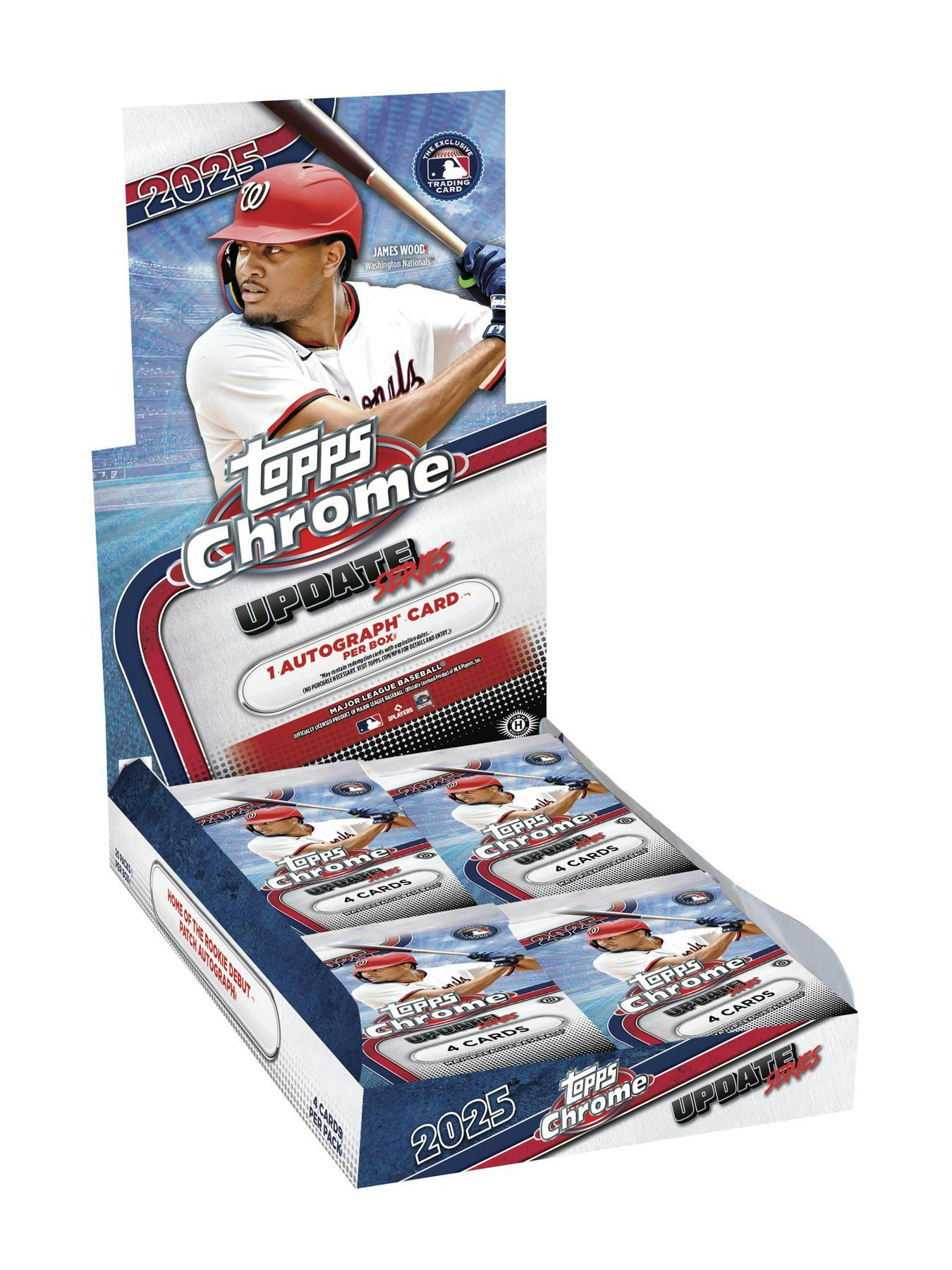 2025 Topps Chrome Update Series Baseball Hobby Box (1 Auto) Dec 10th (Alter Ego Super Heroes) - MLB Hobby Box