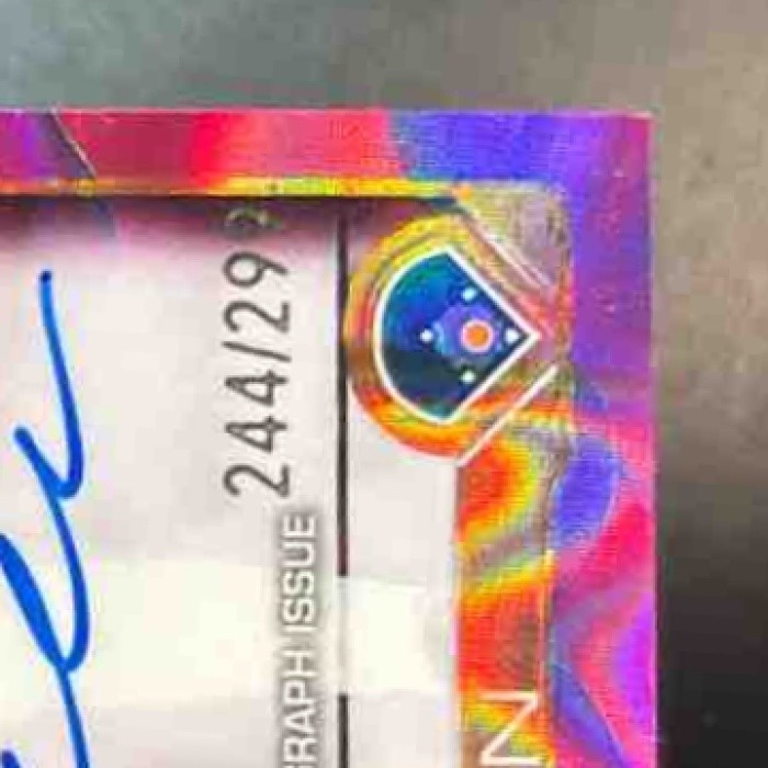 2025 Topps Chrome Update Ty Madden Rookie Lava Lamp Auto Magenta/Purple /299 RC - Sports Cards