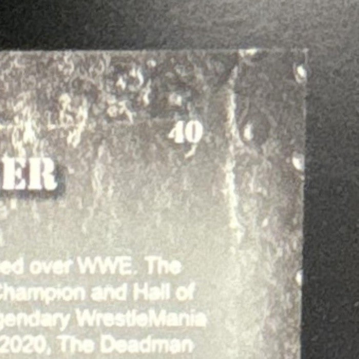 2025 Topps Chrome WWE x Cactus Jack Undertaker Blue Sonar /125 #40 - Sports Cards
