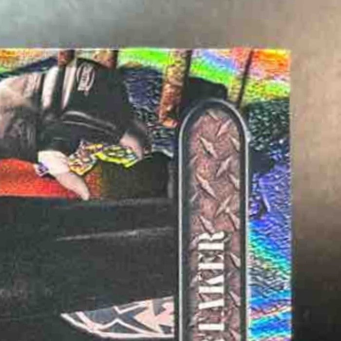 2025 Topps Chrome WWE x Cactus Jack Undertaker Blue Sonar Refractor /125 #40 - Sports Cards