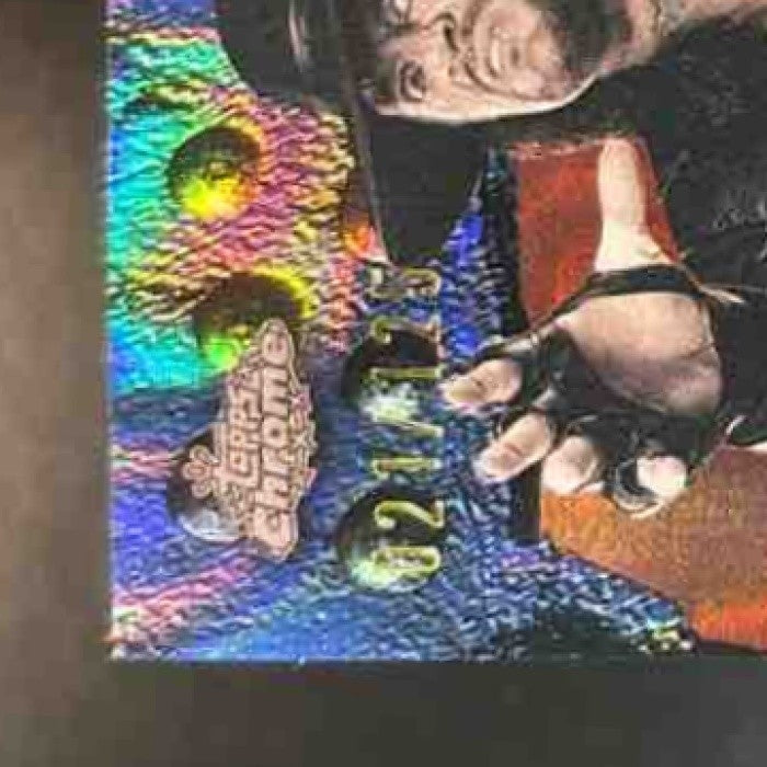 2025 Topps Chrome WWE x Cactus Jack Undertaker Blue Sonar Refractor /125 #40 - Sports Cards