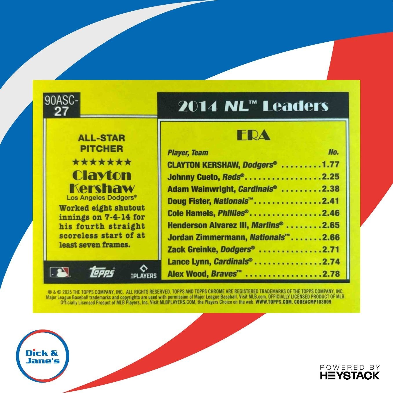 2025 Topps Clayton Kershaw 1990 Chrome All-Star Gold Refractor /50 Dodgers - Sports Cards