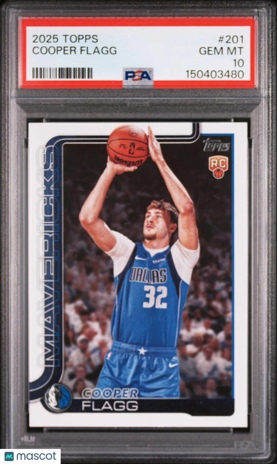 2025 Topps Cooper Flagg #201 PSA 10 - Graded Sports Cards