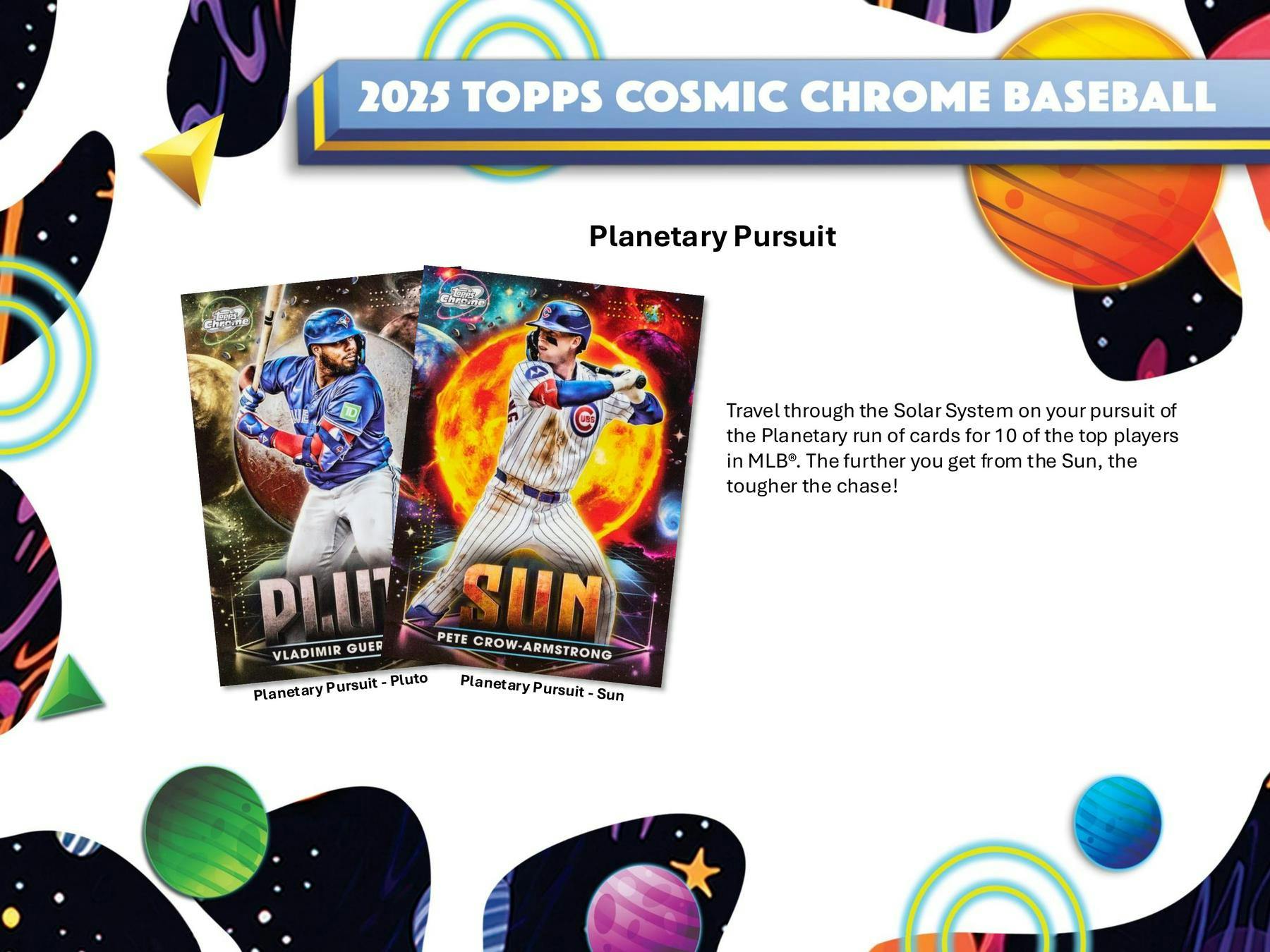 2025 Topps Cosmic Chrome Baseball Hobby Box (The Galaxy Awaits) DEC 17th - MLB hobby