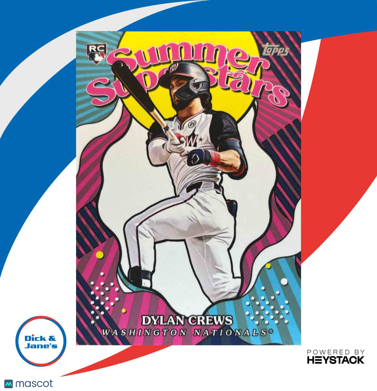 2025 Topps Dylan Crews Summer Superstars #SS-48 RC Washington Nationals - Sports Cards