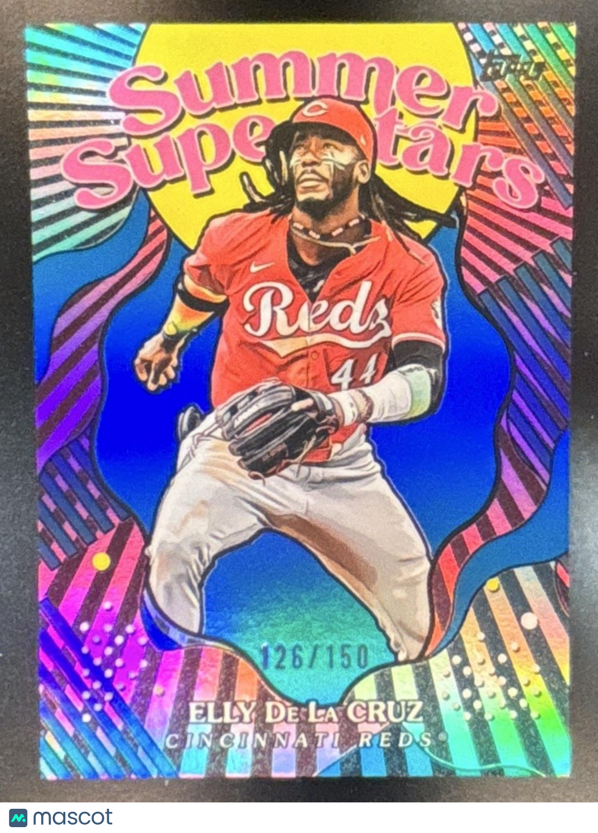 2025 Topps Elly De La Cruz Summer Superstars Blue Foil