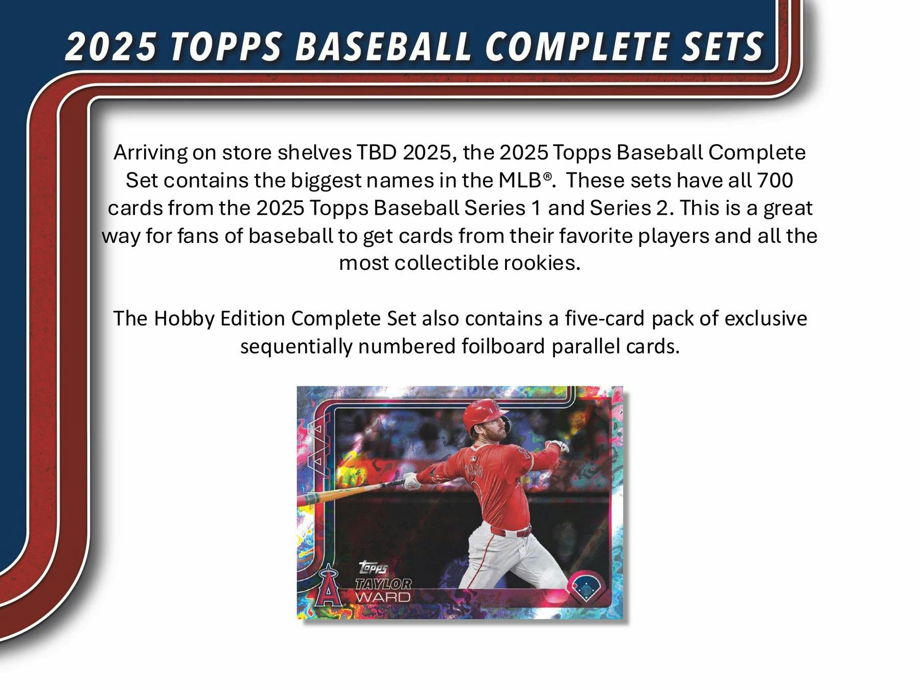 2025 Topps Factory Set Baseball Hobby (Box) 700 Cards Dylan Crews James Wood - Factory Set