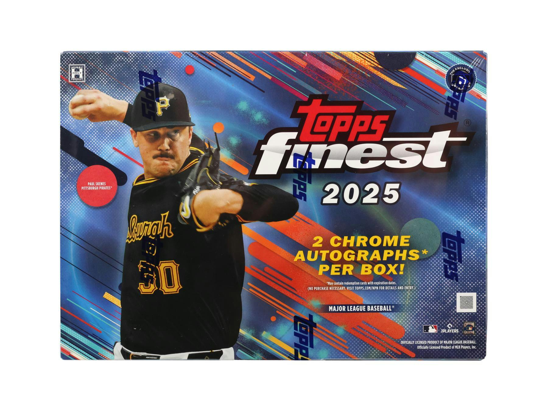 2025 Topps Finest Baseball Hobby Box (2 Chrome Autos) - Sports Collectibles