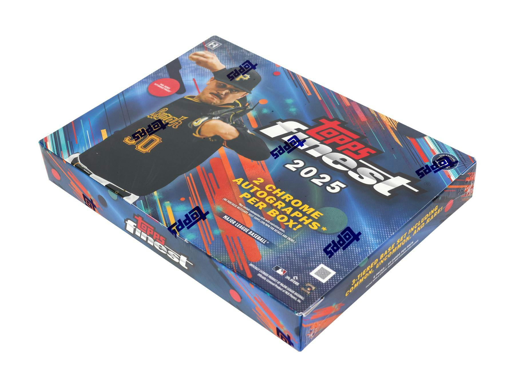 2025 Topps Finest Baseball Hobby Box (2 Chrome Autos) - Sports Collectibles
