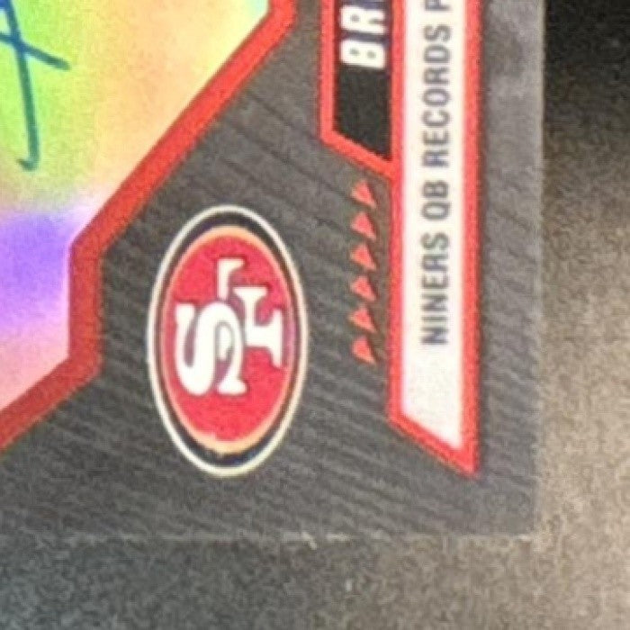 2025 Topps Finest Brock Purdy Moments Auto Gold /50 #FMA-BP San Francisco 49ers - Sports Cards