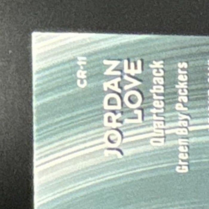 2025 Topps Finest Jordan Love Creators Blue Refractor /99 #CR-11 Packers - Sports Cards