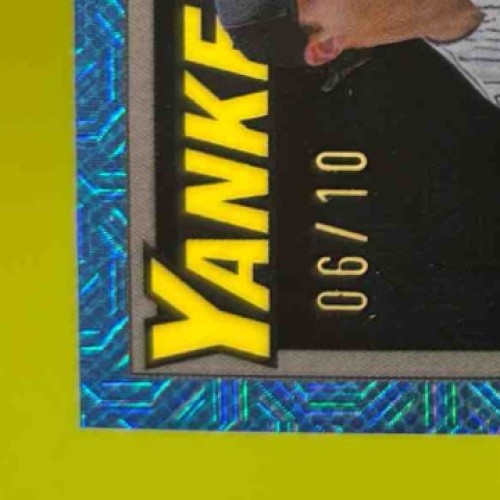 2025 Topps Gerrit Cole 1990 Chrome Silver Pack Auto Black Refractor 6/10 Yankees - Sports Cards