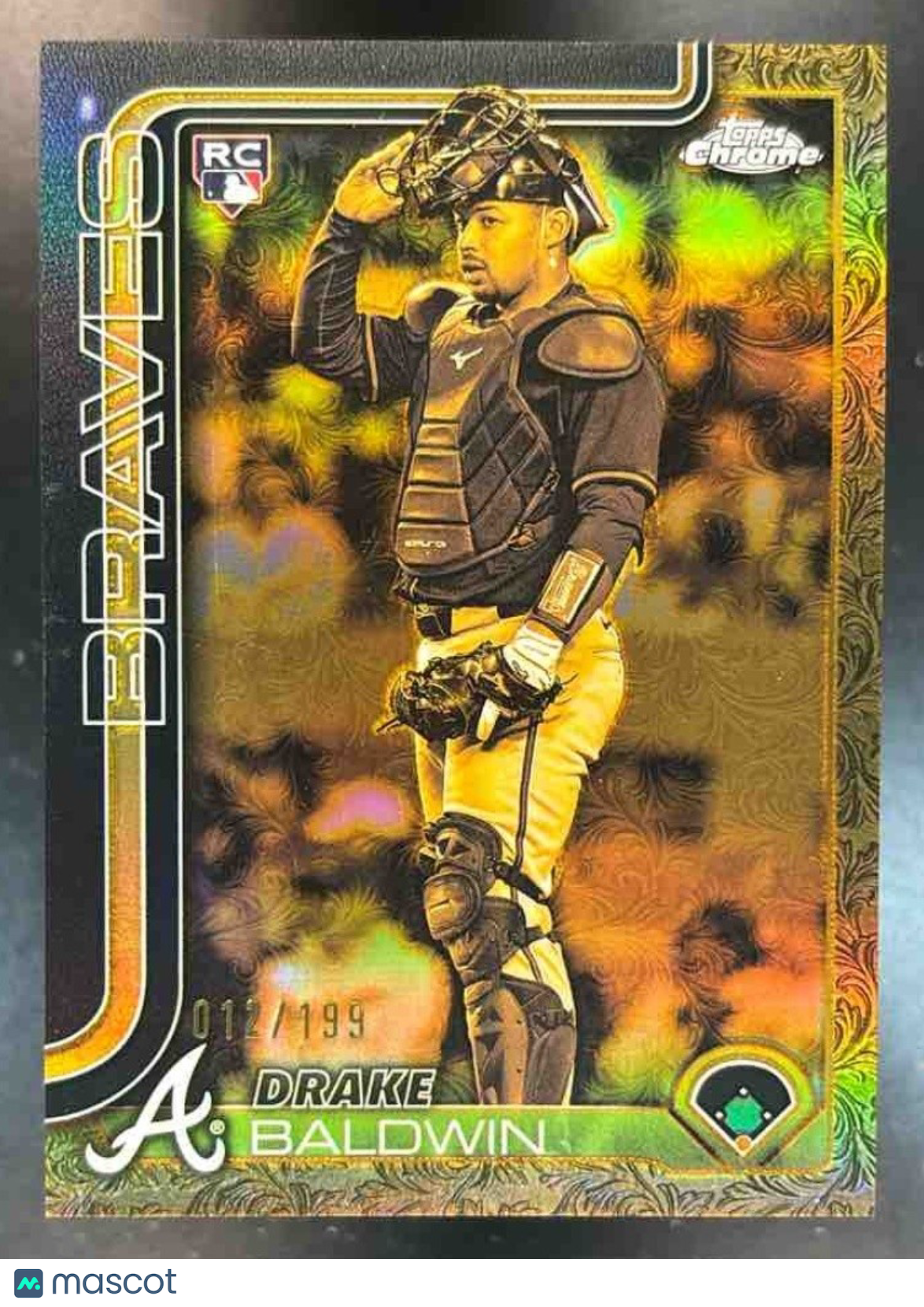 2025 Topps Gilded Collection Drake Baldwin RC Cast in Gold /199 Atlanta Braves - Sports Cards
