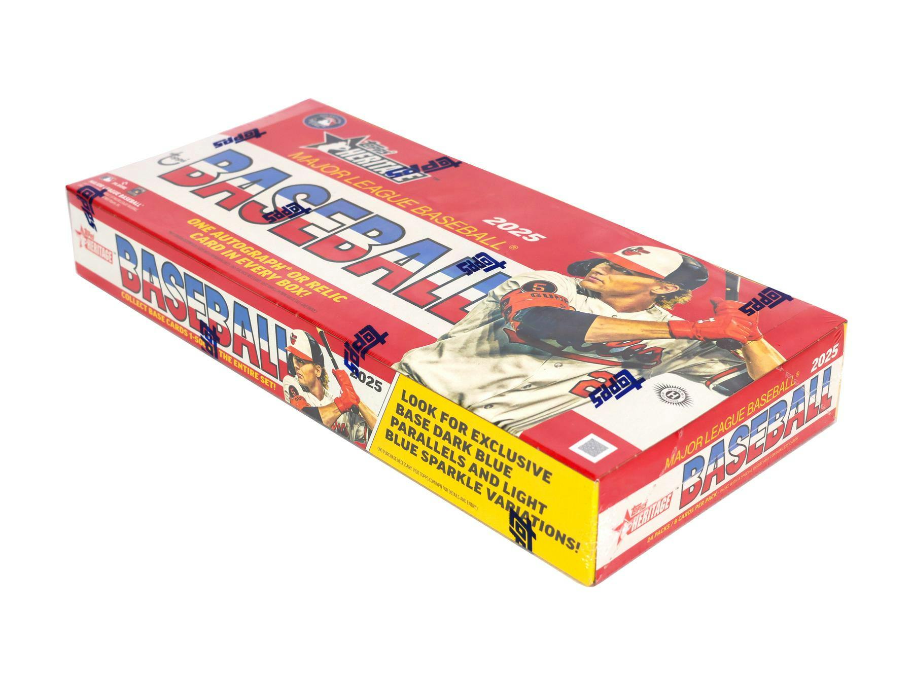 2025 Topps Heritage Baseball Hobby Box (1 Auto or Relic) - MLB hobby