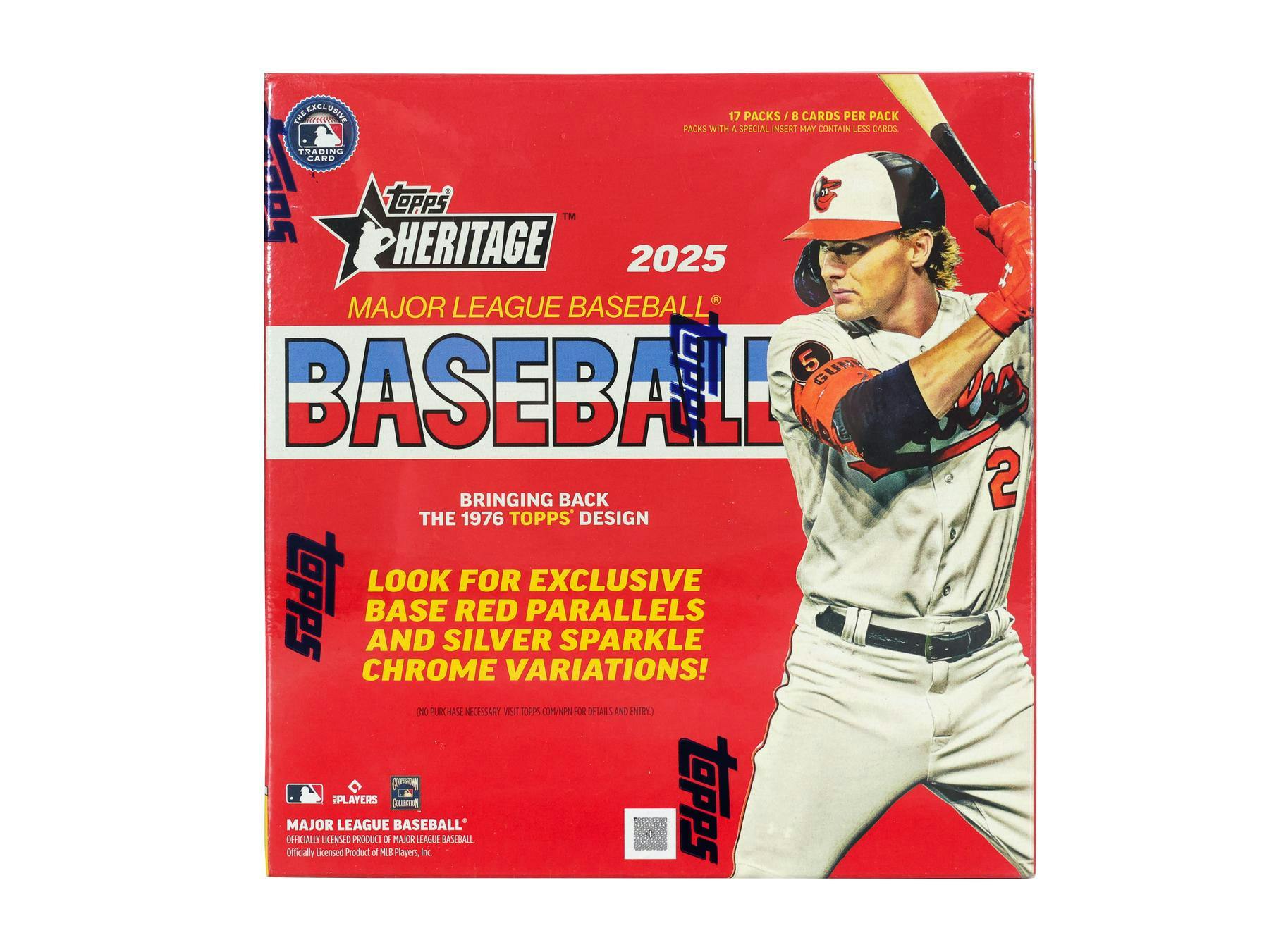 2025 Topps Heritage Baseball Mega Box (Red Green Bordered) - MLB hobby