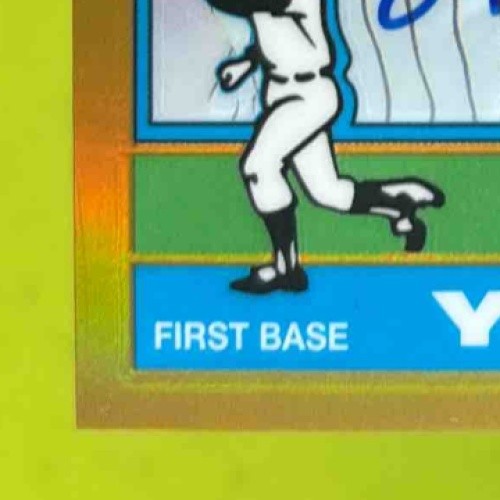 2025 Topps Heritage Ben Rice Chrome Auto Gold Refractor 9/50 New York Yankees Sports Cards