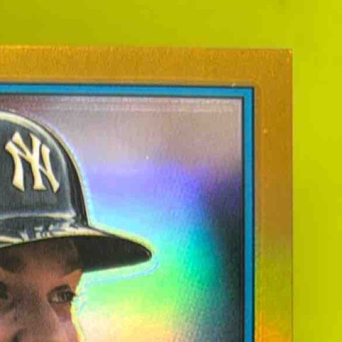 2025 Topps Heritage Ben Rice Chrome Auto Gold Refractor 9/50 New York Yankees Sports Cards