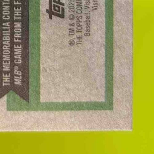 2025 Topps Heritage Juan Soto Clubhouse Collection Relics New York Yankees - Sports Cards