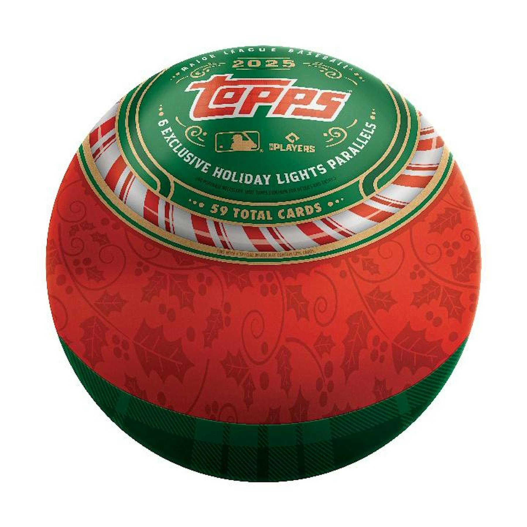 2025 Topps Holiday Baseball Tin Box (Christmas Ornament) - Sealed from DickandJanes.com - MLB Hobby Box