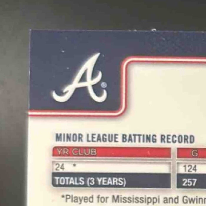 2025 Topps Holiday Drake Baldwin Chrome Refractor /499 #HC60 RC Atlanta Braves - Sports Cards