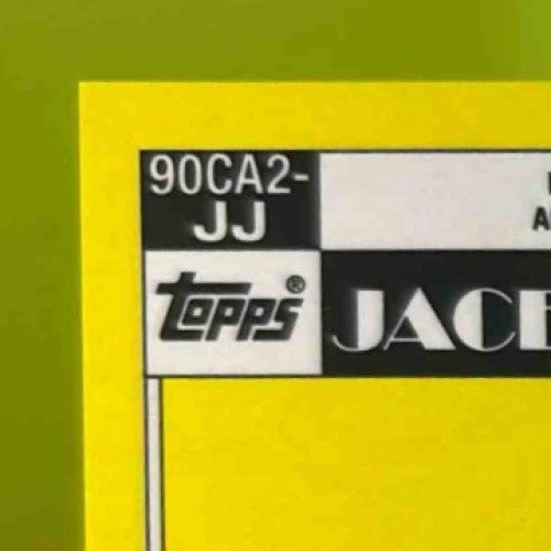 2025 Topps Jace Jung 1990 Baseball Chrome Silver Pack Auto RC Detroit Tigers - Sports Cards