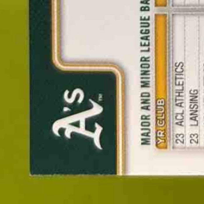 2025 Topps Jacob Wilson Gold 500/2025 #314 RC Oakland Athletics - Sports Cards