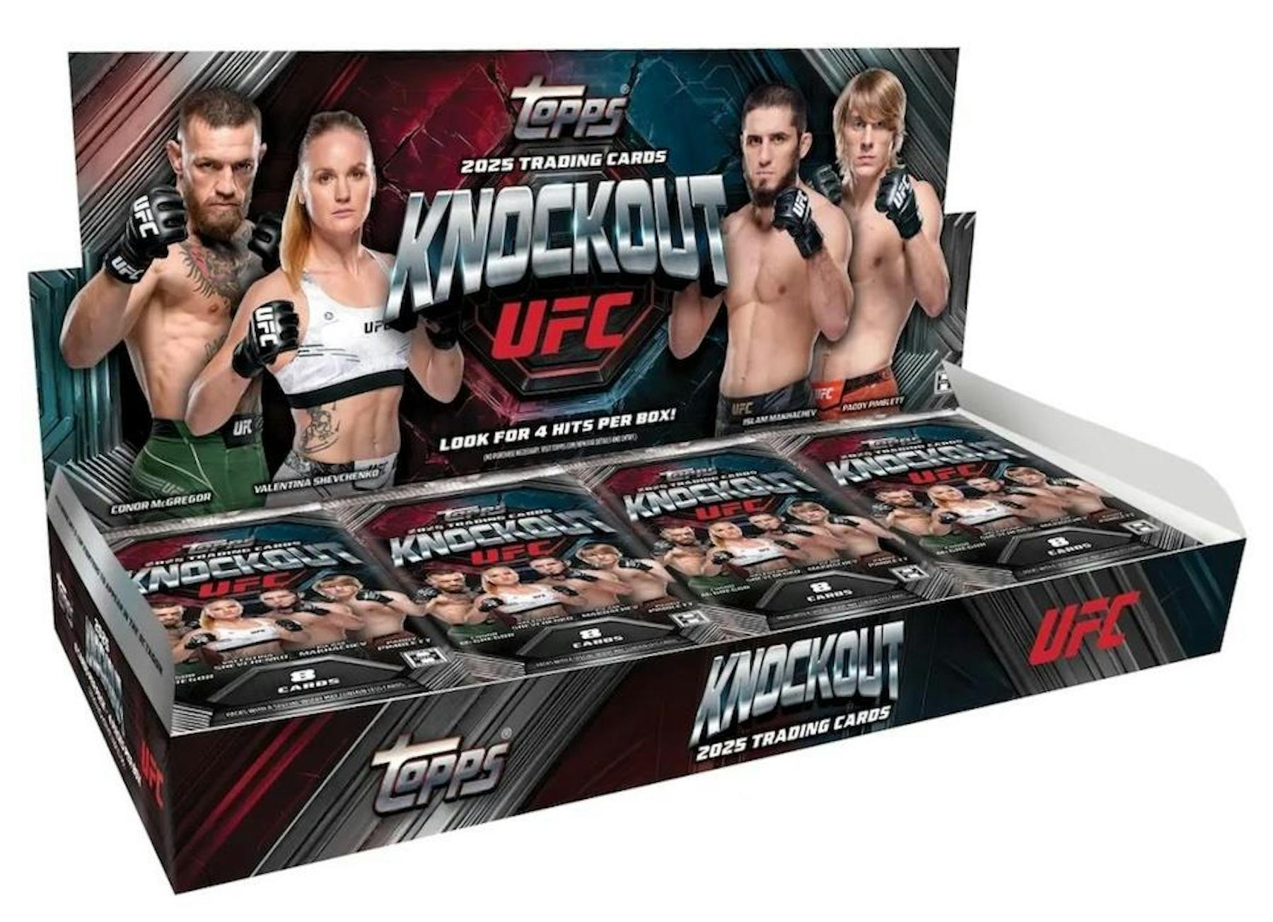 2025 Topps Knockout UFC Hobby Box (3 Auto / 1 Relic) - Trading Cards