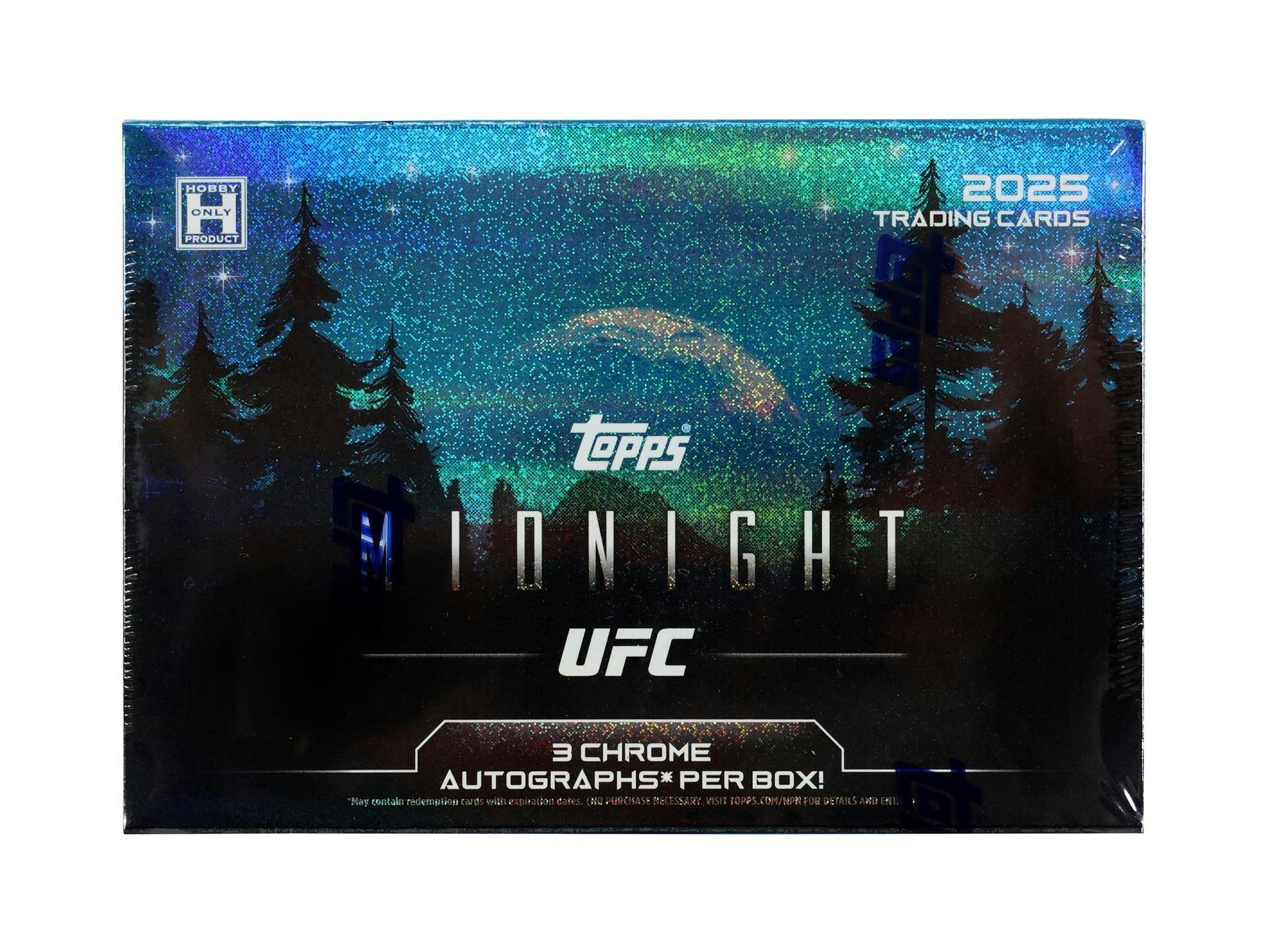 2025 Topps Midnight UFC Hobby Box (3 Autos) - Trading Cards