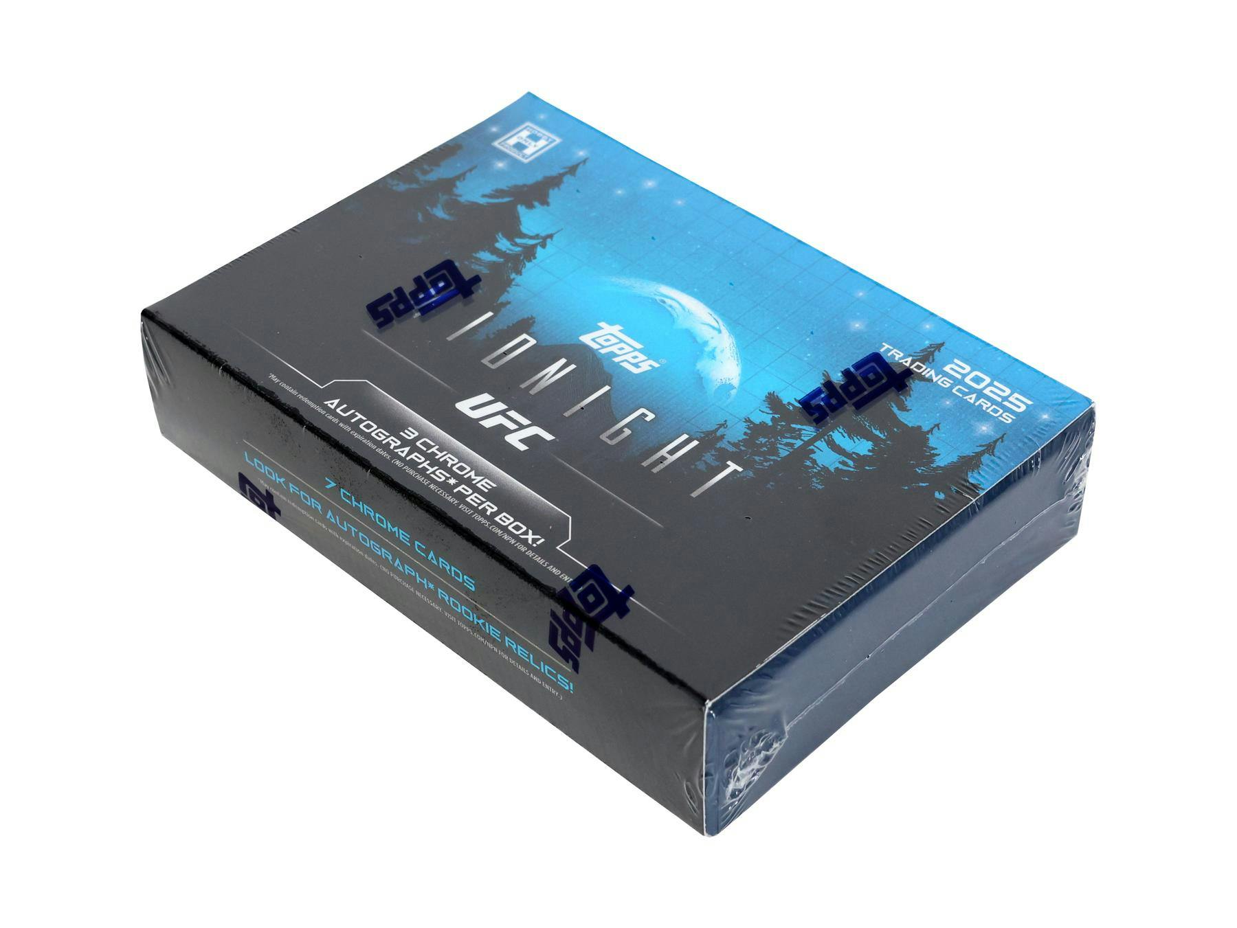 2025 Topps Midnight UFC Hobby Box (3 Autos) - Trading Cards