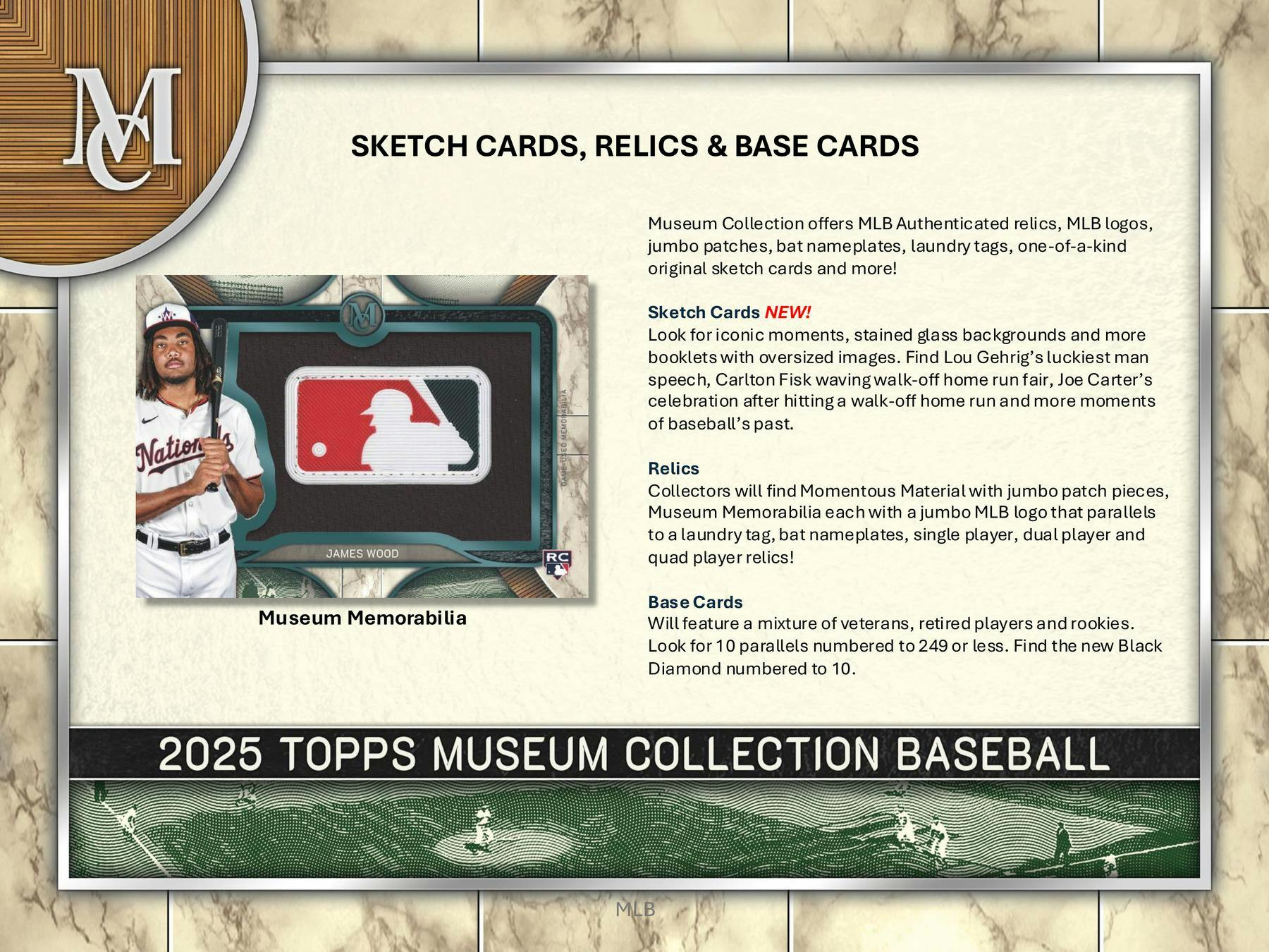 2025 Topps Museum Collection Baseball Hobby Box (3 Hits) - MLB Hobby Box