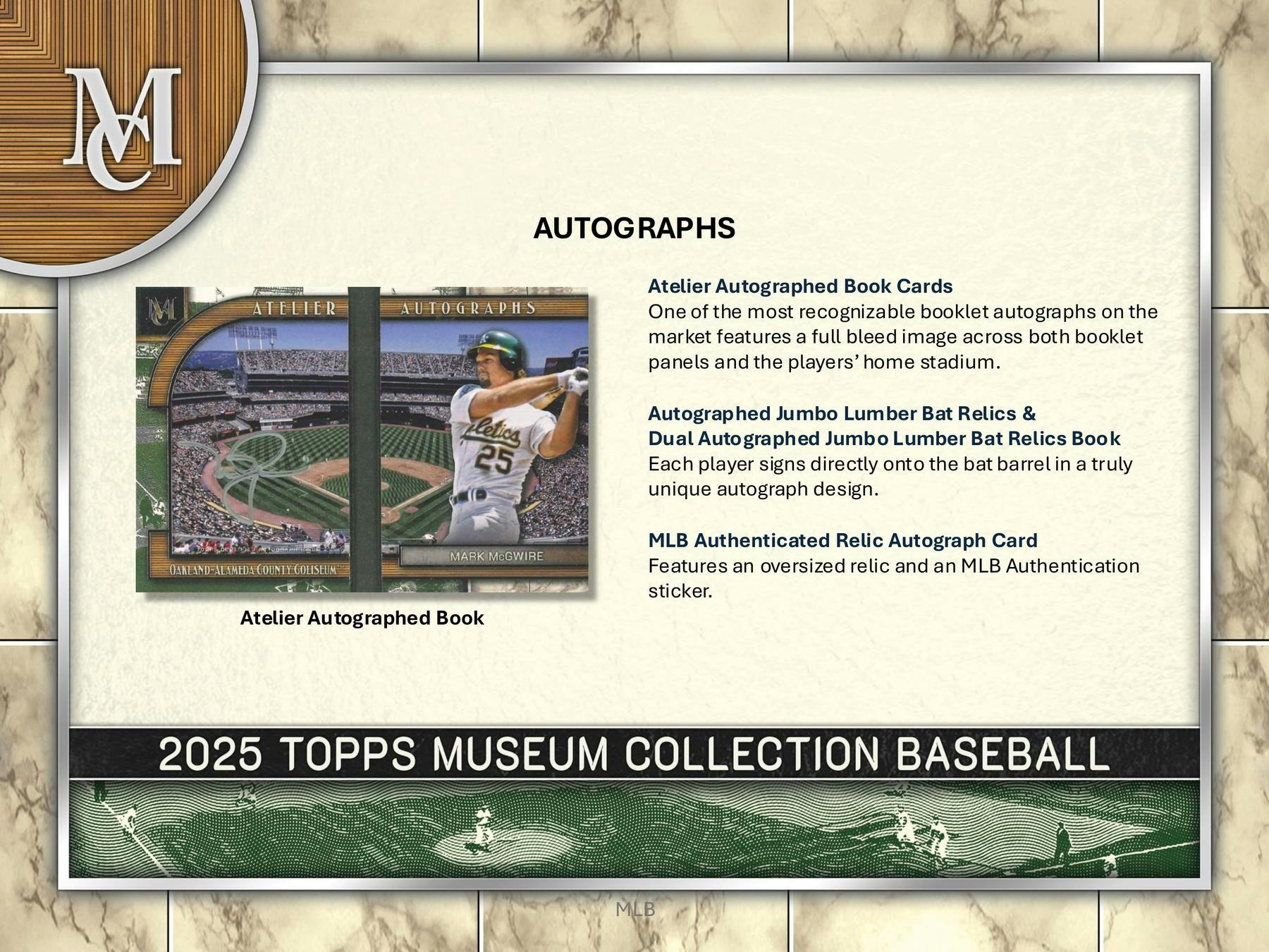 2025 Topps Museum Collection Baseball Hobby Box (3 Hits) - MLB Hobby Box