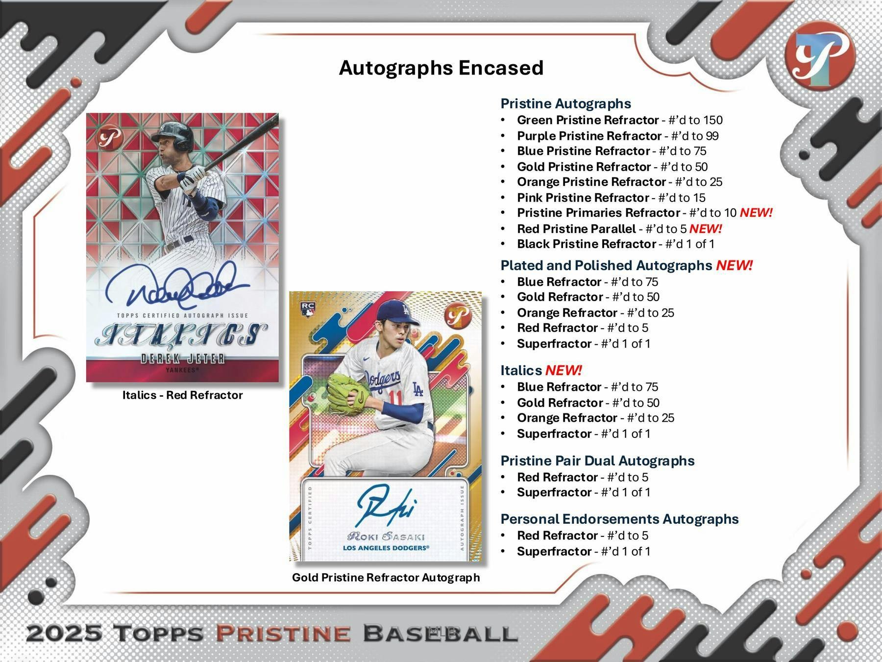 2025 Topps Pristine Baseball Hobby Box - MLB Hobby Box