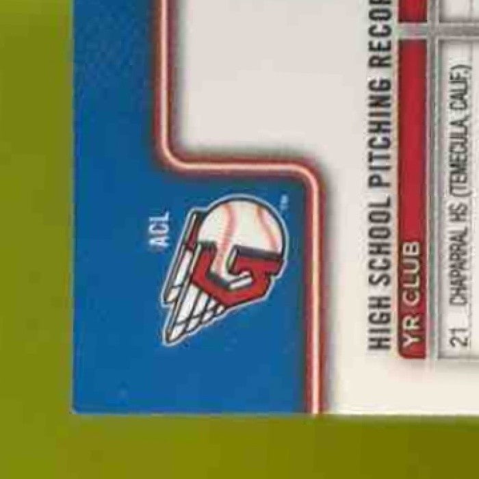 2025 Topps Pro Debut Braylon Doughty Chrome Auto Green /99 #PDC-22 ACL Guardians - Sports Cards