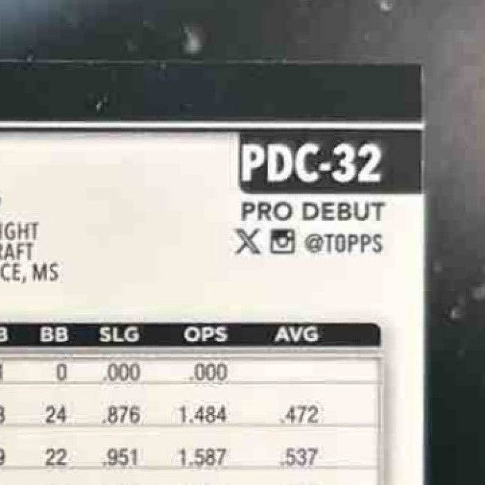 2025 Topps Pro Debut Konnor Griffin Chrome Blue Refractor /150 #PDC-32 Pirates - Sports Cards