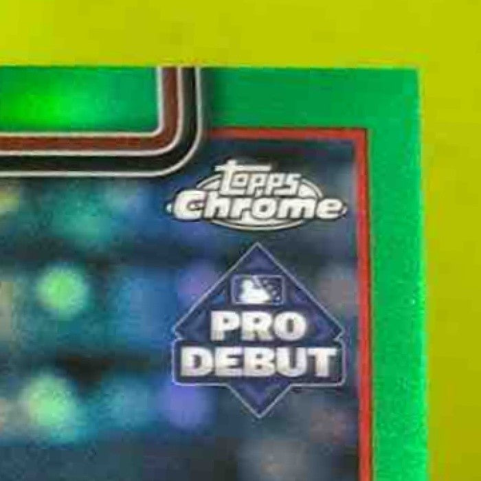 2025 Topps Pro Debut Rikuu Nishida Chrome Auto Green /99 Birmingham Barons - Sports Cards