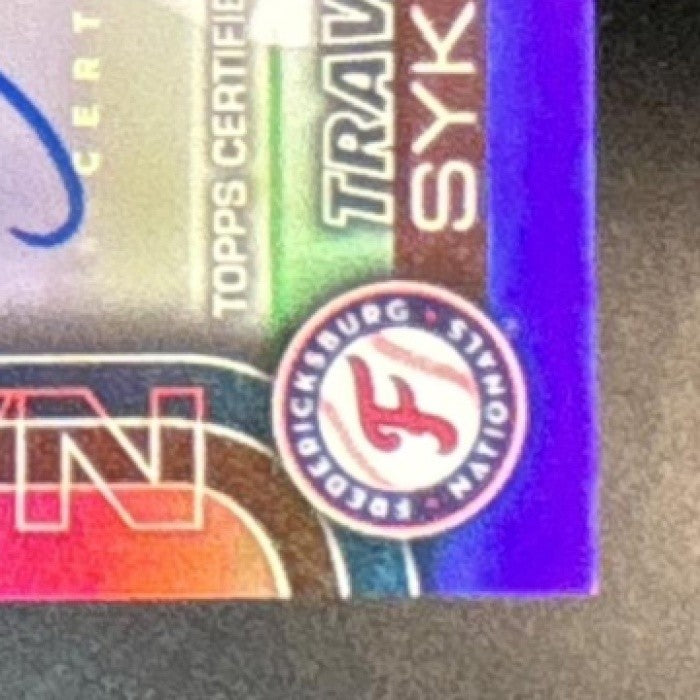 2025 Topps Pro Debut Travis Sykora Auto Fuchsia /199 #PD-8 Nationals - Sports Cards