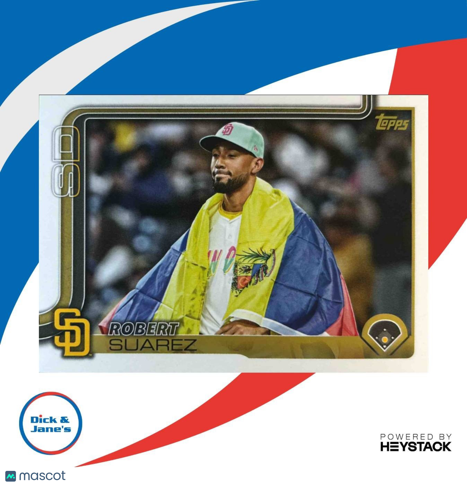 2025 Topps Robert Suarez Golden Mirror Variation SSP #633 San Diego Padres - Sports Cards