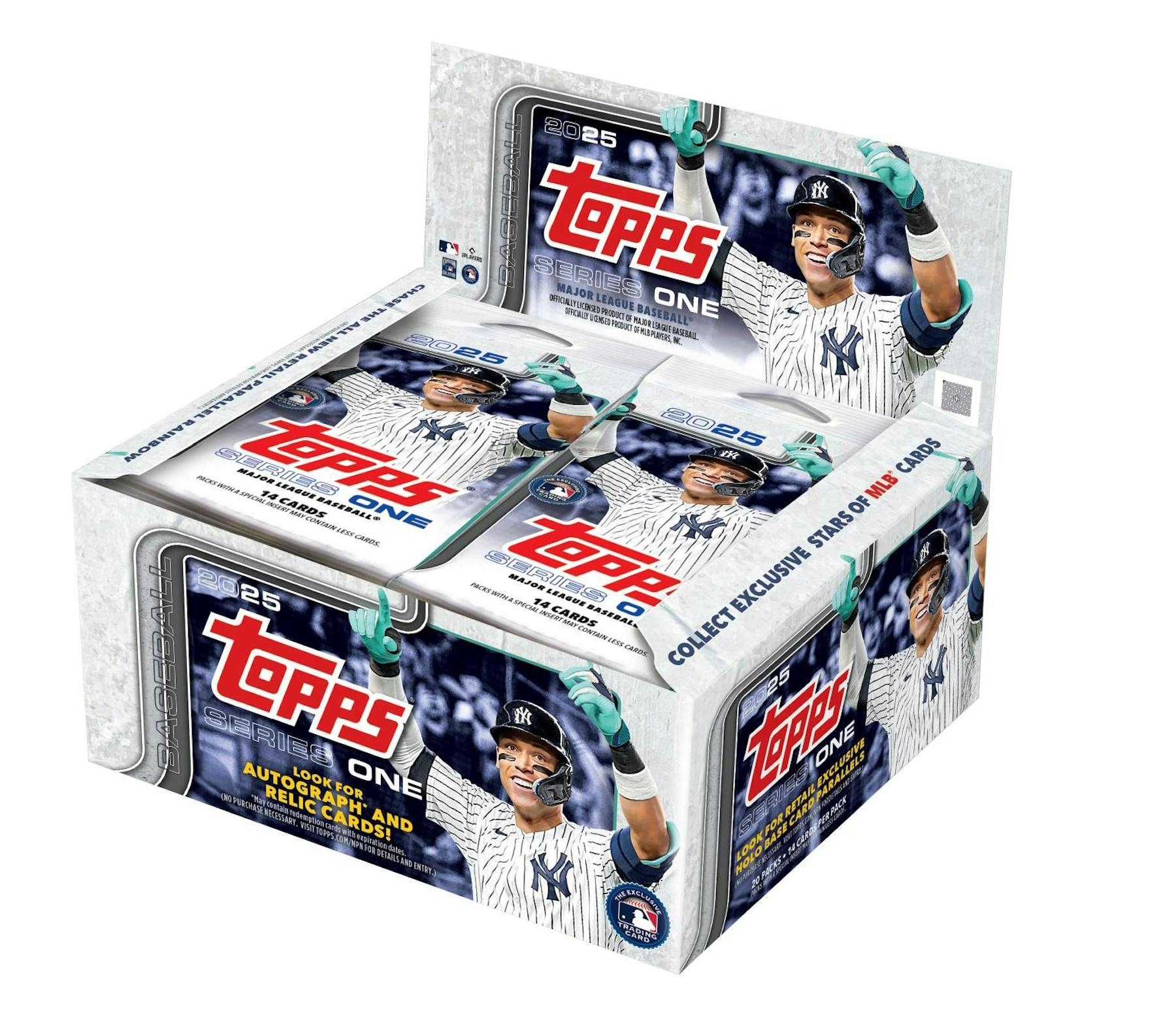 2025 Topps Series 1 Baseball Retail 20 Pack Box (20 Inserts) - MLB Retail Box