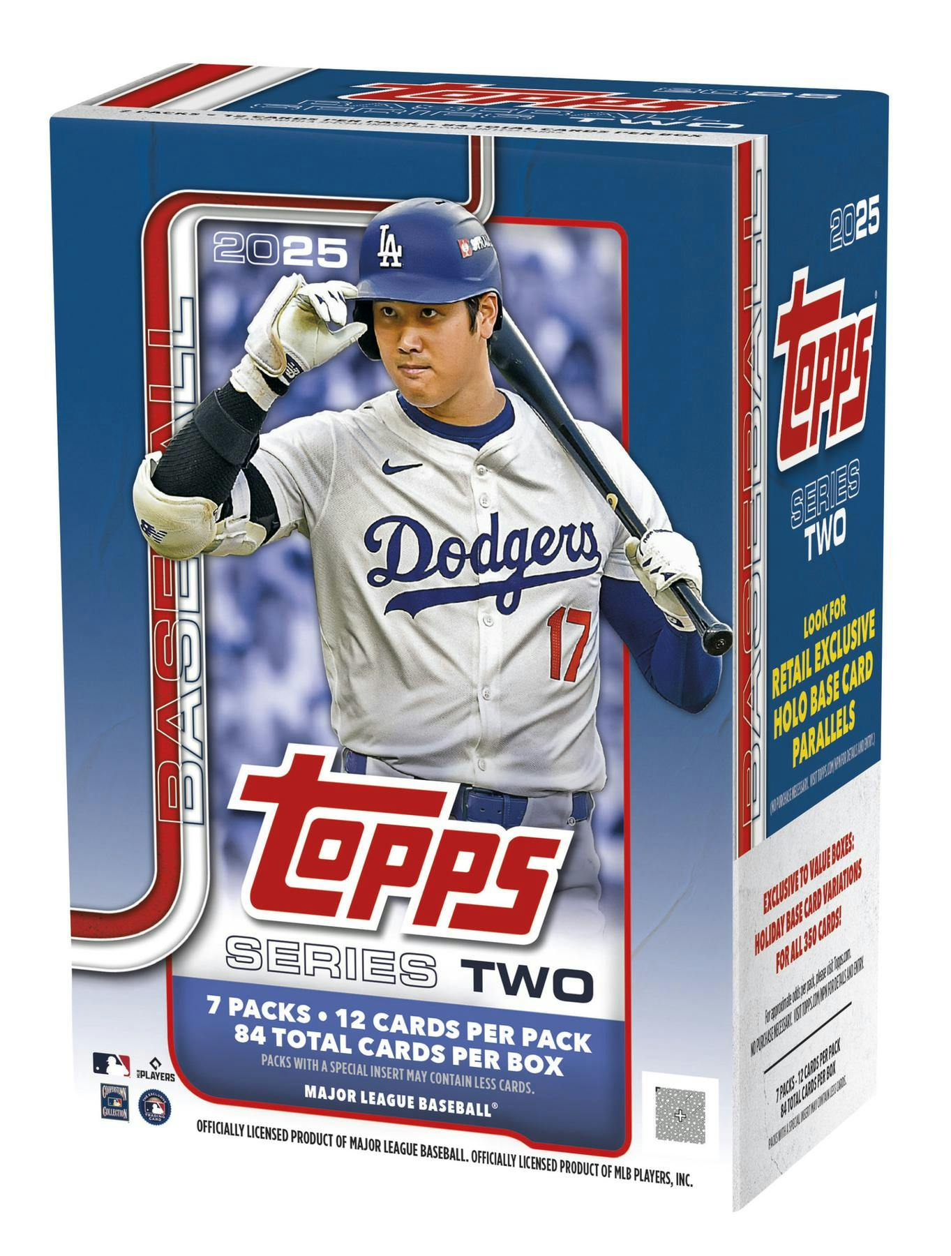 2025 Topps Series 2 Baseball Blaster Box (3 Holiday Parallels Plus More!) - MLB Retail Box