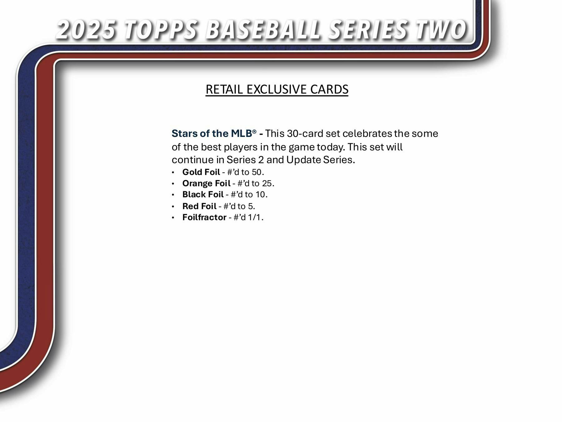 2025 Topps Series 2 Baseball Blaster Box (3 Holiday Parallels Plus More!) - MLB Retail Box