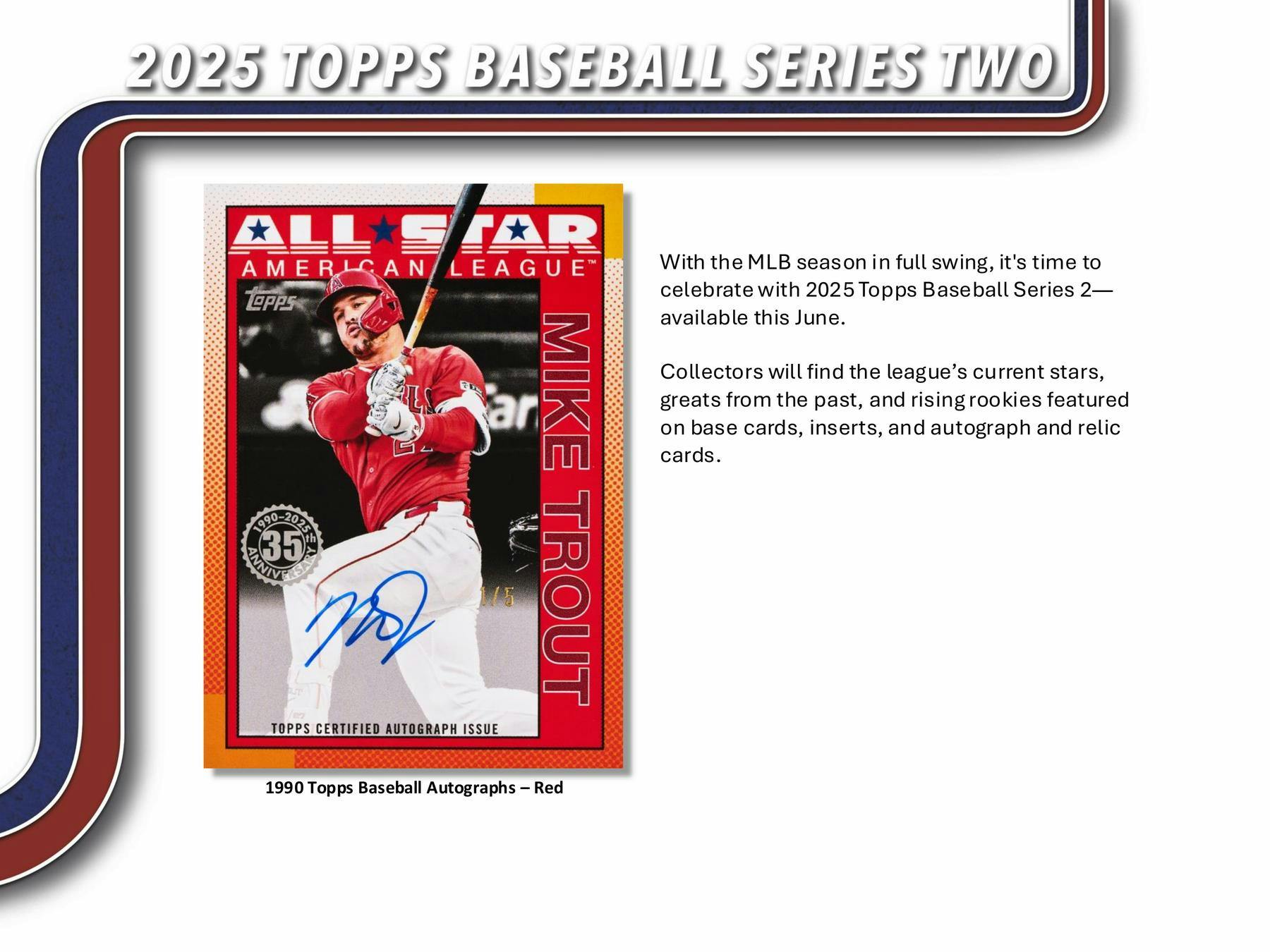 2025 Topps Series 2 Baseball Blaster Box (3 Holiday Parallels Plus More!) - MLB Retail Box